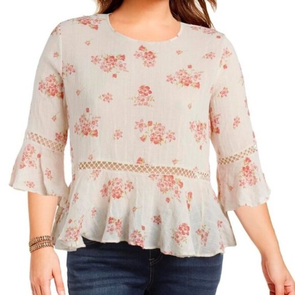 Denim & Supply Ralph Lauren Tops - Denim & Supply Ralph Lauren Floral Bell-Sleeve Top